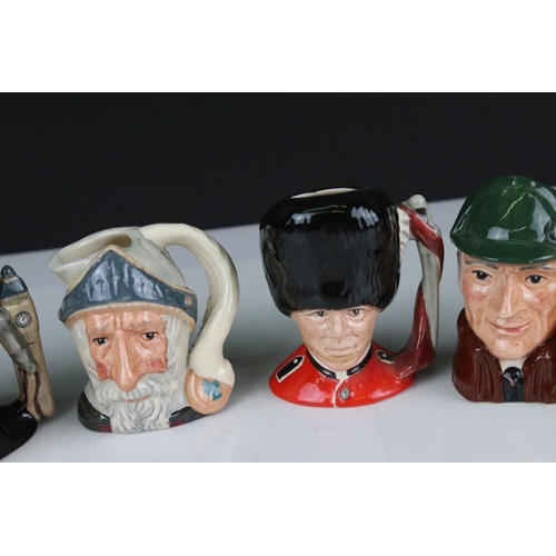 48 - Collection of Fifteen Small Royal Doulton Character Jugs