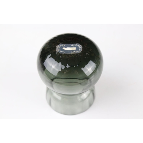 55 - Four pieces of Whitefriars Glass, to include boxed twilight coloured Water Set M113, small twilight ... 