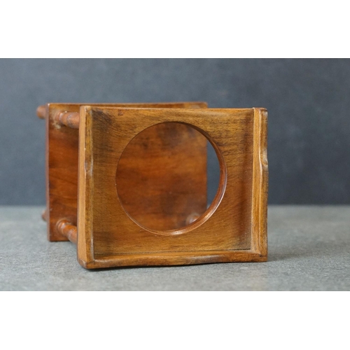 182 - Hand Crafted  Miniature / Apprentice / Doll's Wooden Washstand, initialed F.& J.P. G to underside, 1... 