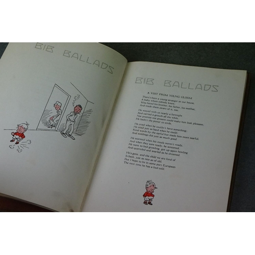 184 - Books - Bib Ballads by Ring W Lardner with numerous illustrations by Fontaine Fox, published by P F ... 