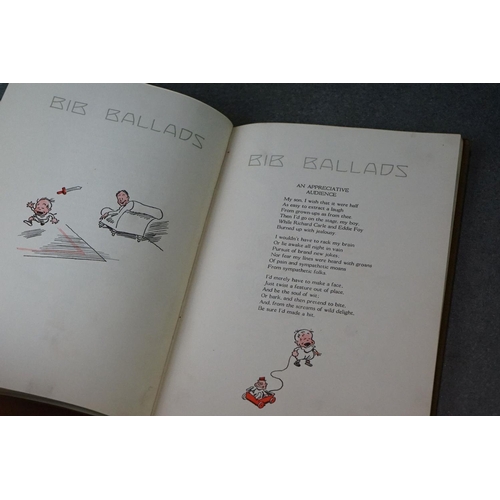 184 - Books - Bib Ballads by Ring W Lardner with numerous illustrations by Fontaine Fox, published by P F ... 