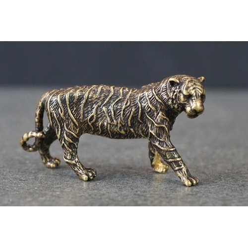 236 - Bronze figure of a tiger
