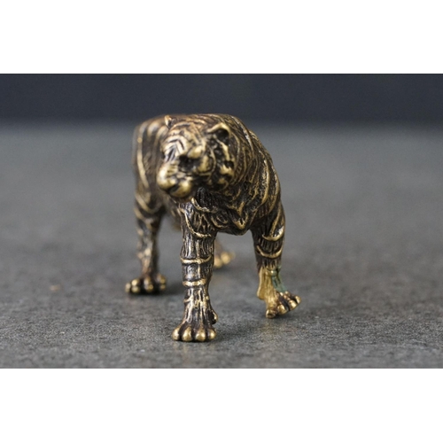 236 - Bronze figure of a tiger