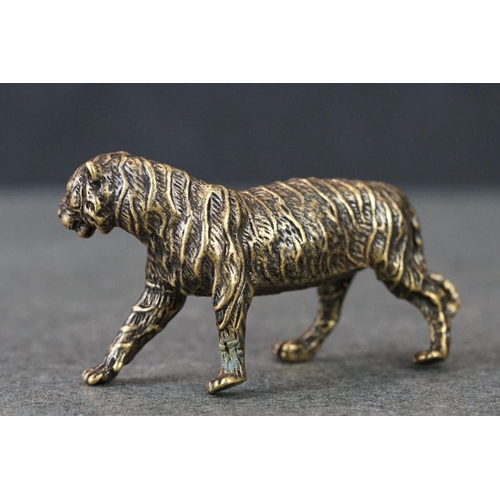 236 - Bronze figure of a tiger
