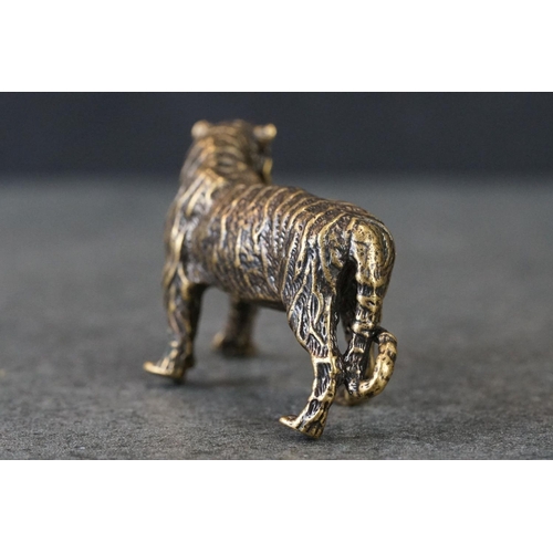236 - Bronze figure of a tiger