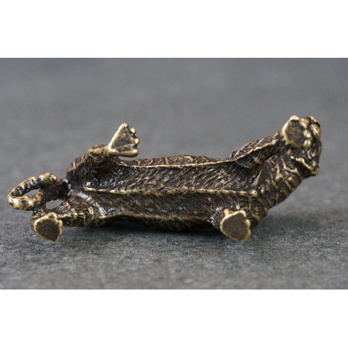 236 - Bronze figure of a tiger