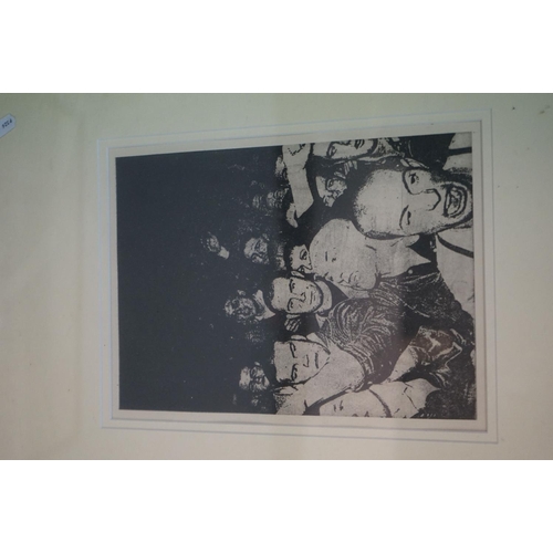 499 - Contemporary Art - Five Elaine Green Prints of Charcoal Drawings depicting Urban Graffiti and People... 