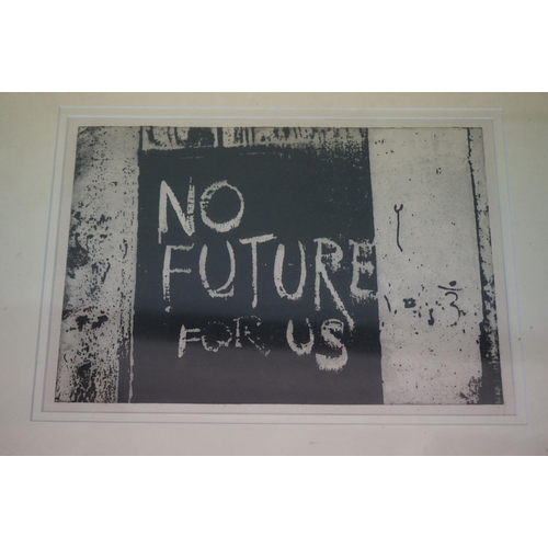 499 - Contemporary Art - Five Elaine Green Prints of Charcoal Drawings depicting Urban Graffiti and People... 