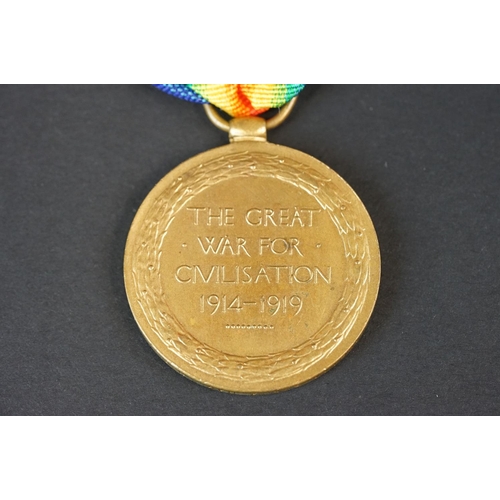 1 - A Full Size British World War One Great War Of Civilisation Victory Medal Named And Issued To No.406... 