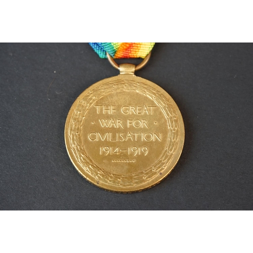 13 - A Full Size British World War One Medal Pair To Include The Great War Of Civilisation Victory Medal ... 