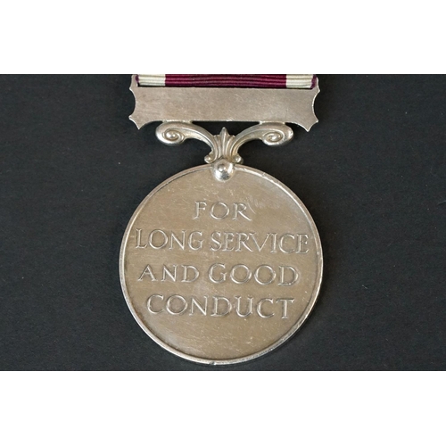 17 - A Full Size British George V Army Long Service And Good Conduct Medal, Named And Issued To No.184867... 