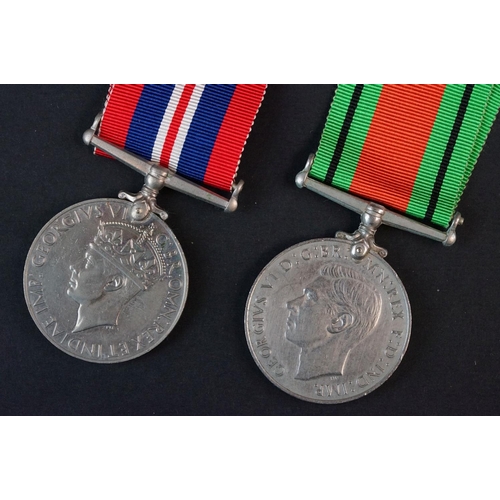 20 - A Group Of Eight British Full Size World War Two Medals To Include The 1939-1945 British War Medal, ... 