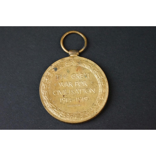 24 - A Full Size British World War One Great War Of Civilisation Victory Medal Named And Issued To No.302... 