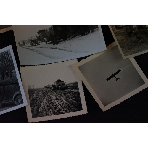 28 - A Collection Of Approx 35 Original World War Two German Photographs To Include Images Of Soldiers, V... 