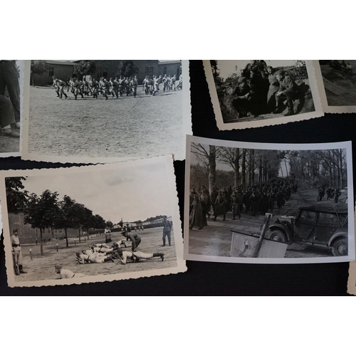 28 - A Collection Of Approx 35 Original World War Two German Photographs To Include Images Of Soldiers, V... 