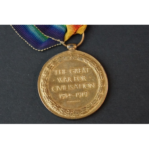 36 - A Full Size British World War One Medal Pair To Include The Great War Of Civilisation Victory Medal ... 