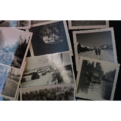 41 - A Collection Of Approx 35 Original World War Two German Photographs To Include Images Of Soldiers, V... 