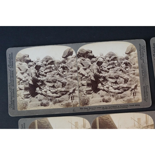 44 - A Collection Of Over Fifty Boer War Stereoscope Photograph Slides.