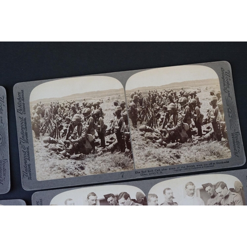 44 - A Collection Of Over Fifty Boer War Stereoscope Photograph Slides.