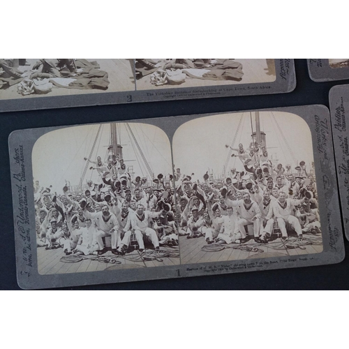 44 - A Collection Of Over Fifty Boer War Stereoscope Photograph Slides.