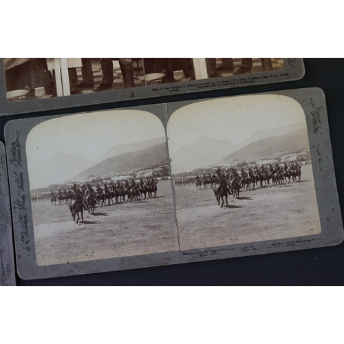 44 - A Collection Of Over Fifty Boer War Stereoscope Photograph Slides.