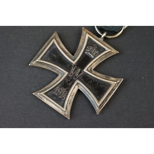 47 - A Full Size World War One German Iron Cross Medal, Maker Marked K.O. To The Suspension Ring, Complet... 