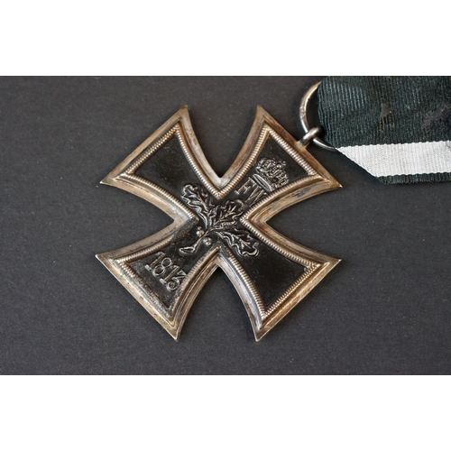 47 - A Full Size World War One German Iron Cross Medal, Maker Marked K.O. To The Suspension Ring, Complet... 