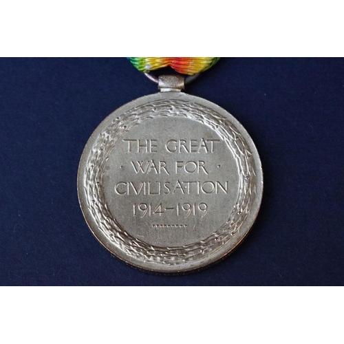 55 - A Full Size British World War One Medal Pair To Include The Great War Of Civilisation Victory Medal ... 