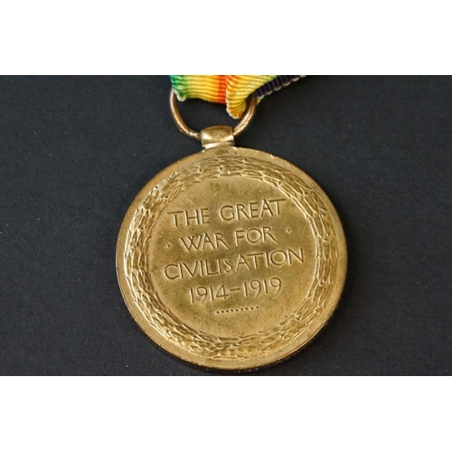 56 - A Full Size British World War One Medal Pair To Include The Great War Of Civilisation Victory Medal ... 