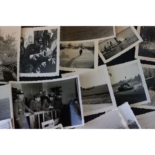 57 - A Collection Of Approx 35 Original World War Two German Photographs To Include Images Of Soldiers, V... 