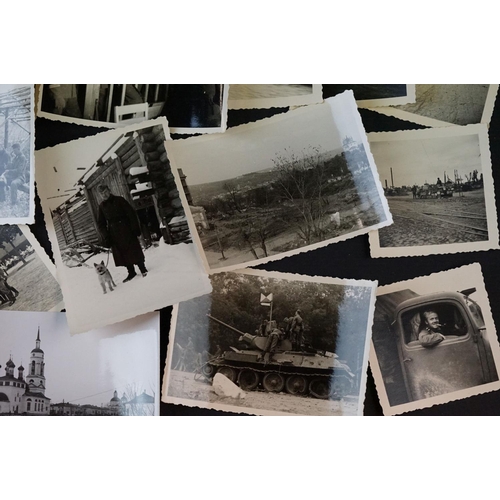 57 - A Collection Of Approx 35 Original World War Two German Photographs To Include Images Of Soldiers, V... 