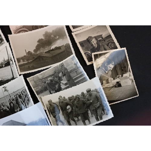 59 - A Collection Of Approx 35 Original World War Two German Photographs To Include Images Of Soldiers, V... 