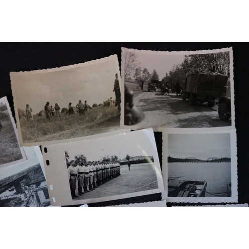 59 - A Collection Of Approx 35 Original World War Two German Photographs To Include Images Of Soldiers, V... 