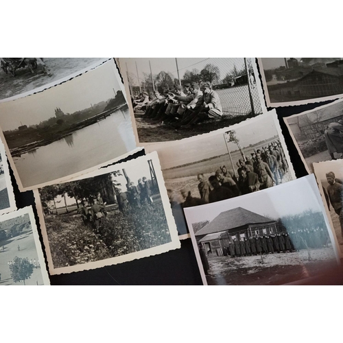 59 - A Collection Of Approx 35 Original World War Two German Photographs To Include Images Of Soldiers, V... 