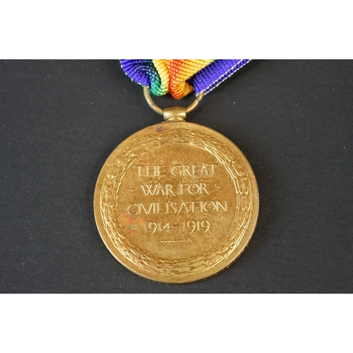 6 - A Full Size British World War One Great War Of Civilisation Victory Medal Named And Issued To No.260... 