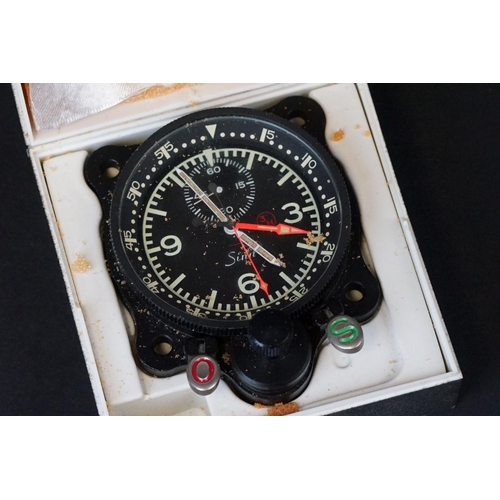 65 - A BUND Sinn Typ NaBo 17 ZM Aircraft Instrument Clock Chronograph, Manual Winding Mechanical Movement... 