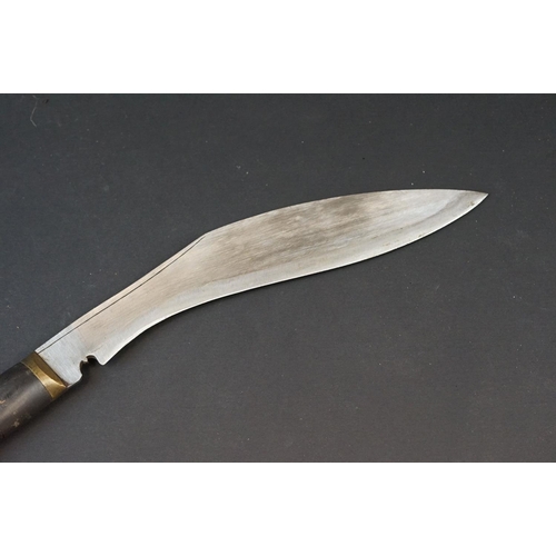 68 - A Gurkha Kukri Knife Complete With Chakmak And Karda And Original Scabbard.