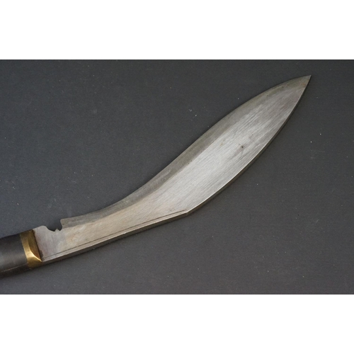 68 - A Gurkha Kukri Knife Complete With Chakmak And Karda And Original Scabbard.