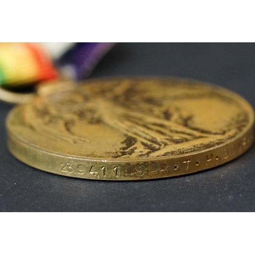 71 - A Full Size British World War One Great War Of Civilisation Victory Medal Named And Issued To No.239... 