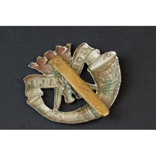 76 - A Small Group Of Military Collectables To Include A Duke Of Cornwall Light Infantry Cap Badge And A ... 