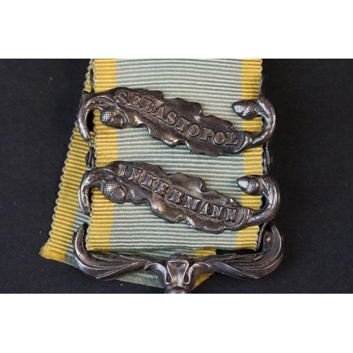 78 - A Full Size British Victorian Crimea Medal With Correct And Original Ribbon, Named And Issued To A. ... 