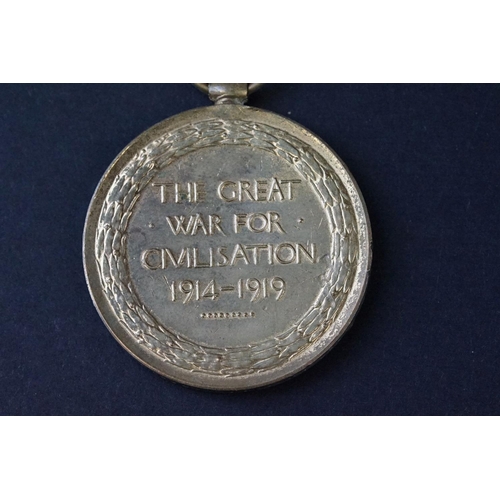 104 - A Full Size British World War One Medal Pair To Include The Great War Of Civilisation Victory Medal ... 