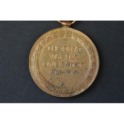 105 - A Full Size British World War One Great War Of Civilisation Victory Medal Named And Issued To No.133... 