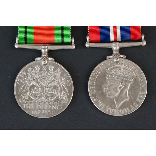 124 - A Full Size British World War Two Medal Group Of Four To Include The 1939-1945 British War Medal, Th... 