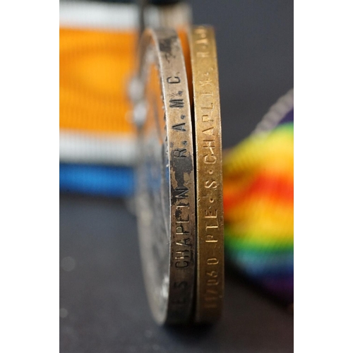 132 - A Full Size British World War One Medal Pair To Include The Great War Of Civilisation Victory Medal ... 