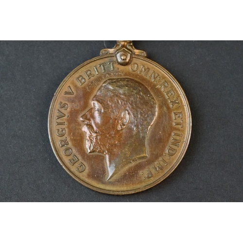 135 - A Full Size British World War One Mercantile Marine For War Service 1914-1918 Medal, Named And Issue... 