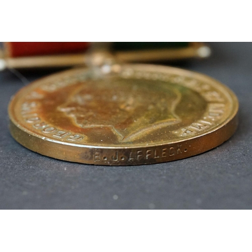 135 - A Full Size British World War One Mercantile Marine For War Service 1914-1918 Medal, Named And Issue... 