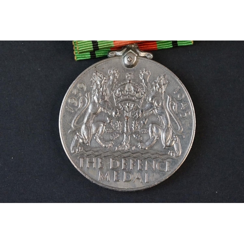 138 - A Full Size British World War Two Medal Group Of Three To Include The Africa Star, The Italy Star An... 