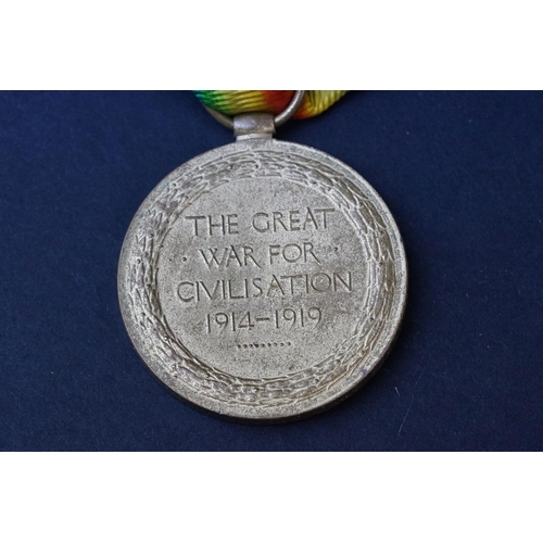 141 - A Full Size British World War One Medal Trio To Include The Great War Of Civilisation Victory Medal,... 