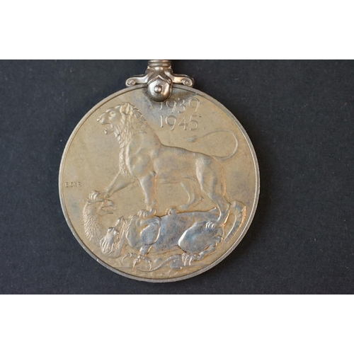 146 - A Full Size British World War Two Medal Group To Include The 1939-1945 British War Medal, The 1939-1... 